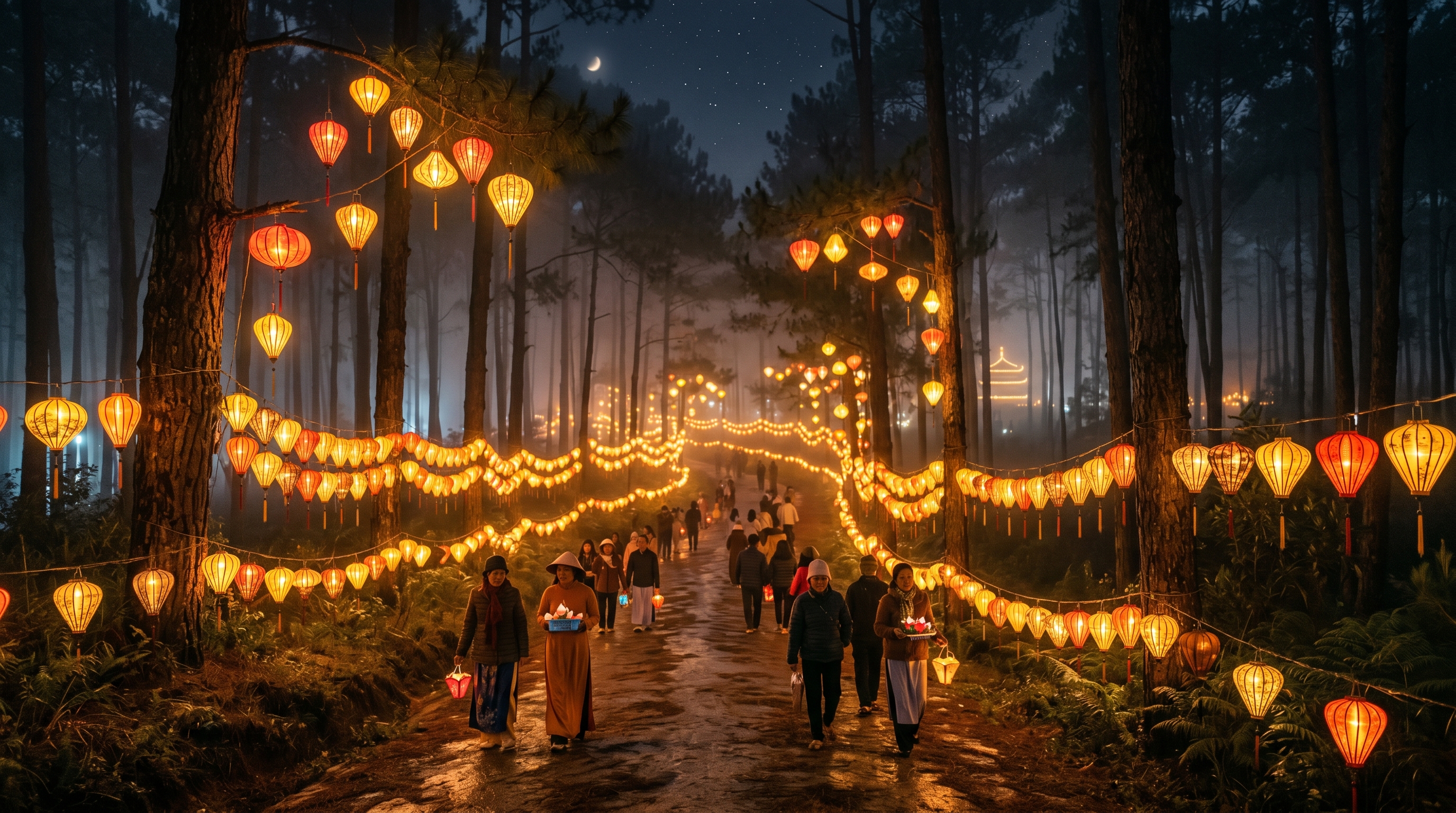 2.000 Đèn Lồng<br>Rừng Thông