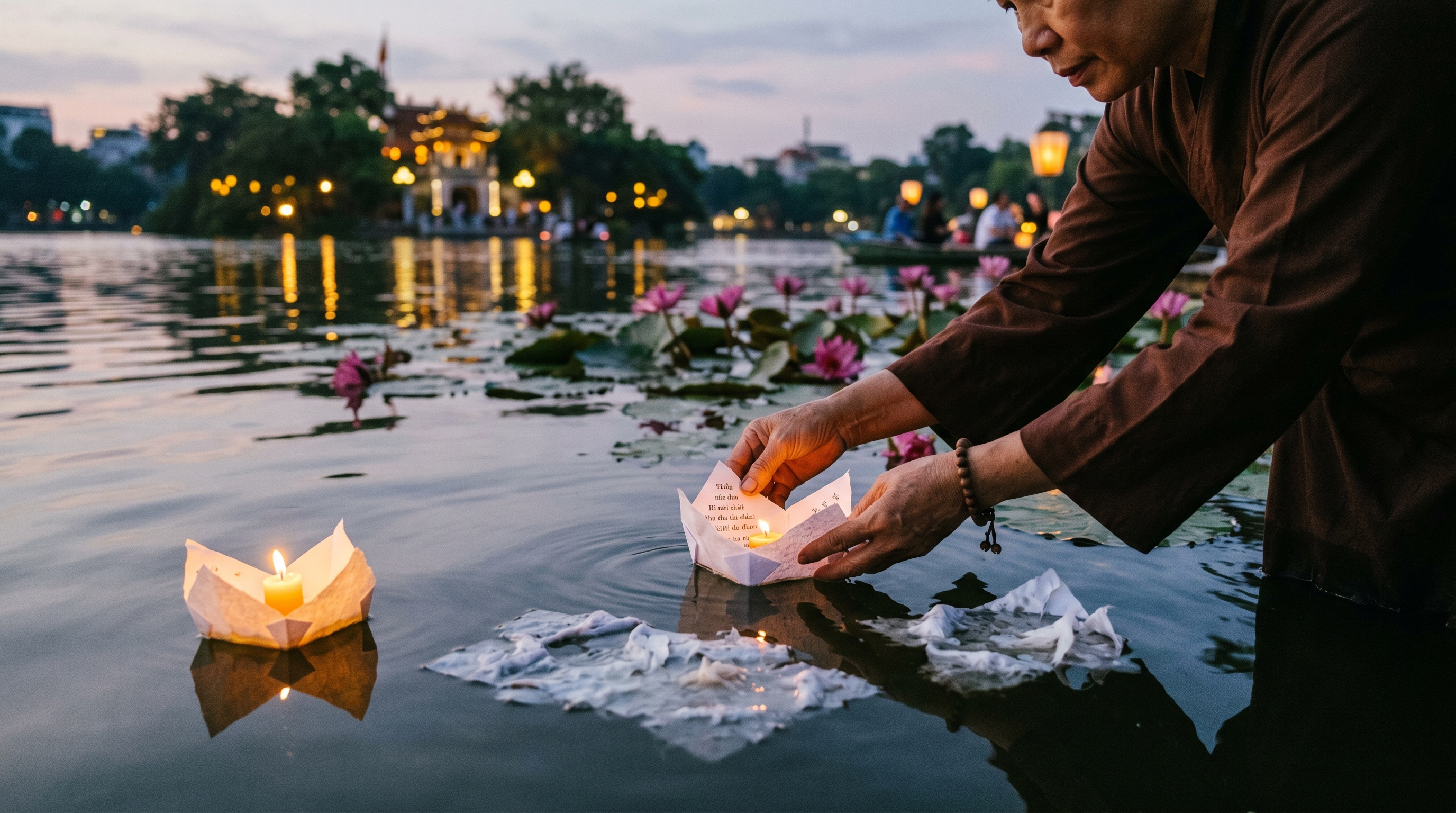 Thả Giấy Tan<br>Điều Buông Bỏ